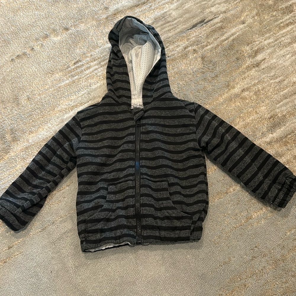 Kapital K 3-6 month black and grey zip up. Perfect condition